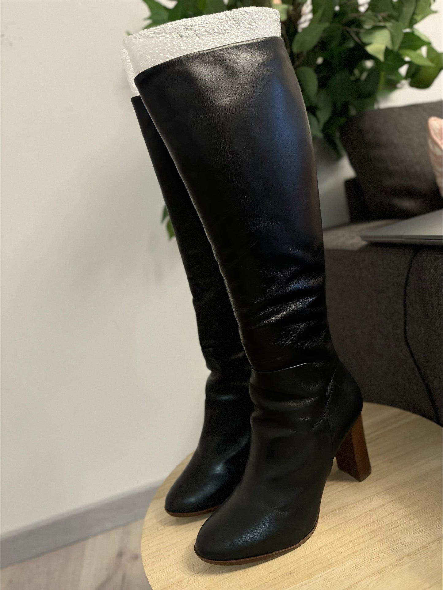 Bottes Hautes Noires T38