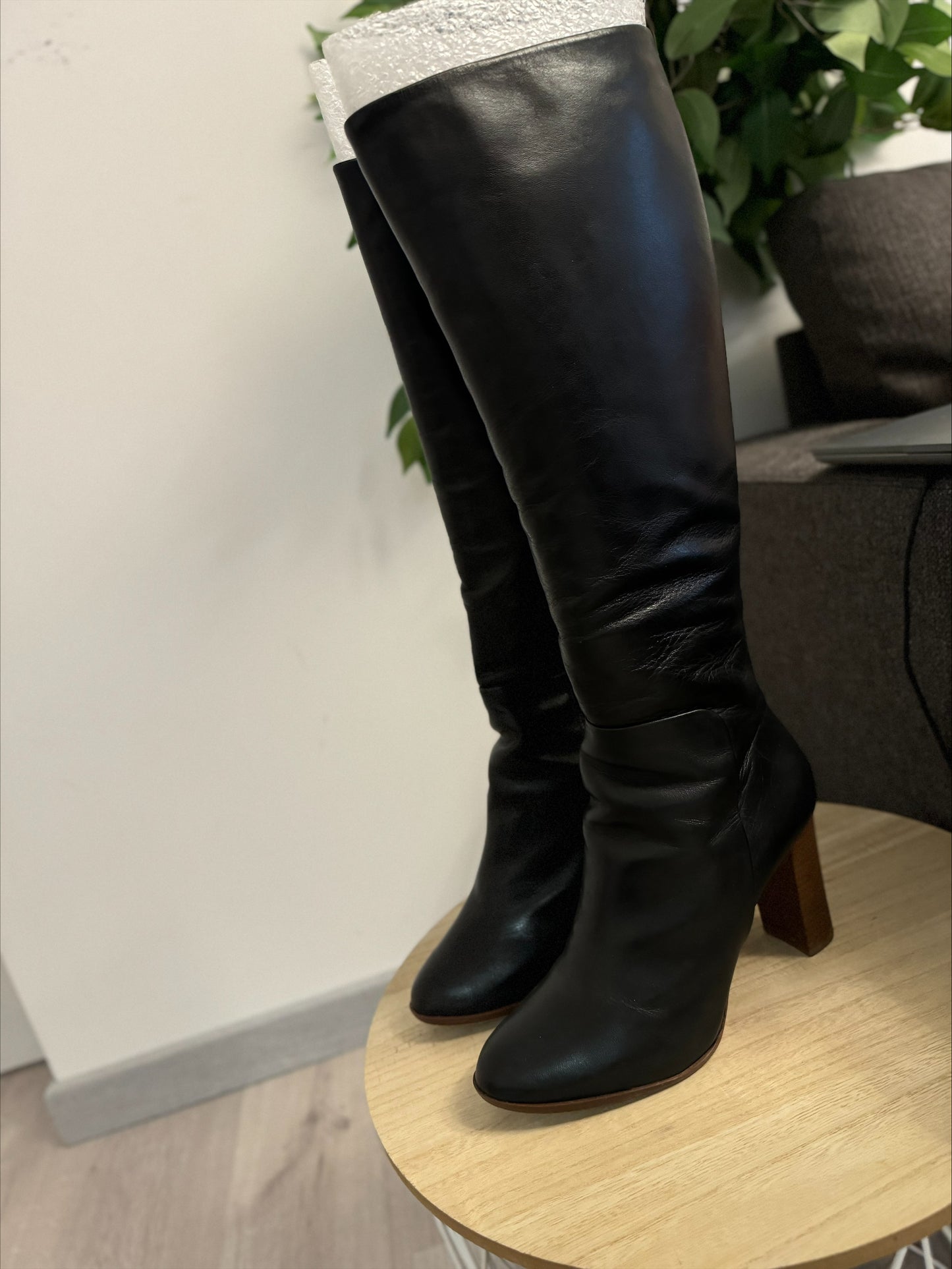 Bottes Hautes Noires T38